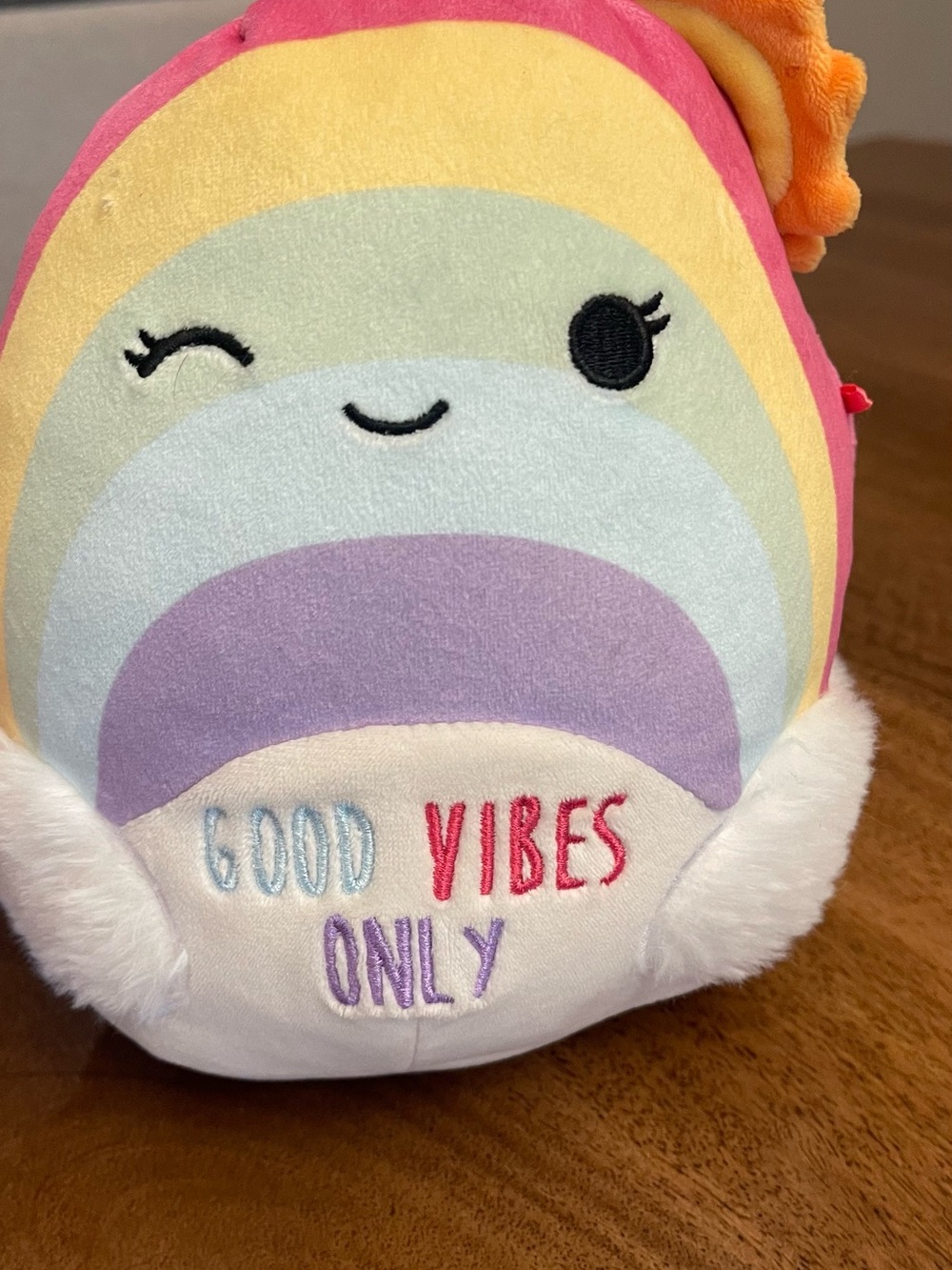 Sunshine Rainbow 8” Squishmallow "Good Vibes Only"
